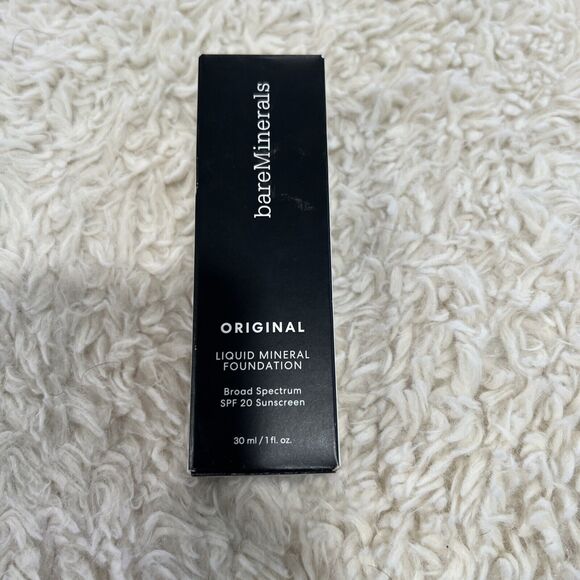 BARE MINERALS‎ ORIGINAL LIQUID MINERAL FOUNDATION SPF 20, FAIR IVORY 02 - Picture 1 of 6